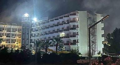 Asrın Beach Otel'de büyük yangın! Tatilciler tahliye ediliyor