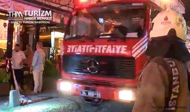 İstanbul’daki turist dolu otelde yangın! İstanbul’daki turist dolu otelde yangın!