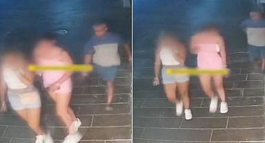 Kuşadası'nda sokak ortasında skandal! Kadın turistleri...