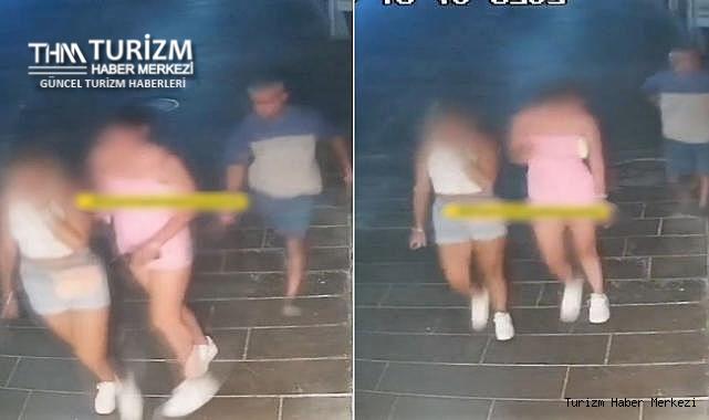 Kuşadası'nda sokak ortasında skandal! Kadın turistleri...