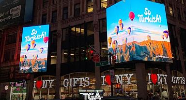 Türkiye New York'un kalbi Times Meydanı'nda dünyaya tanıtılıyor!