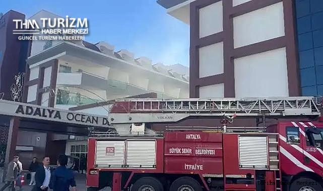 Manavgat'taki 5 yıldızlı otelde yangın!