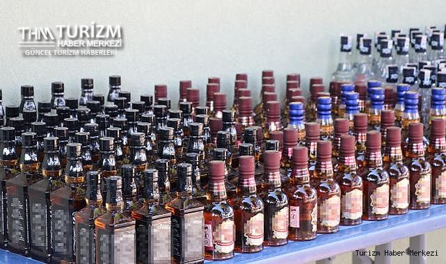 Marmaris'teki otel kaçak içki deposu çıktı!