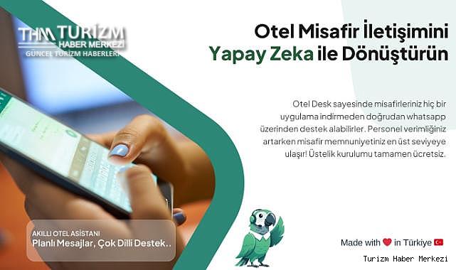 Türkiye Otelcilik Sektöründe Bir İlk: Otel Müdürü Kendi Yapay Zeka Destekli Akıllı Otel Asistanını Geliştirdi