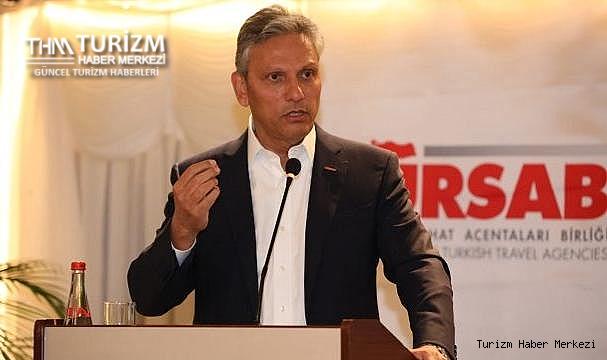 TÜRSAB Başkanı Firuz Bağlıkaya'dan 2026 turizm hedefine ilişkin önemli açıklama!