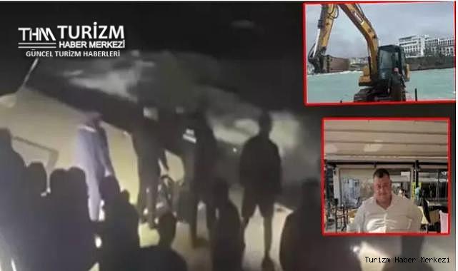 5 yıldızlı otelde onarım yapan işçiler fırtınada denize savruldu! Ölü ve yaralılar var