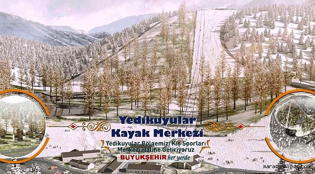 7 kilometrelik kayak pisti ile Yedikuyular kayak tutkunlarını bekliyor