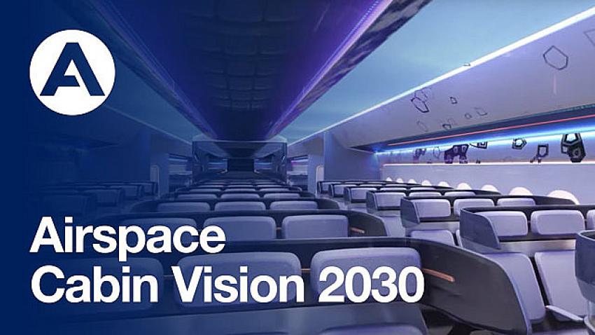 İşte 2030 yılında uçak kabinlerinin görüntüsü!
