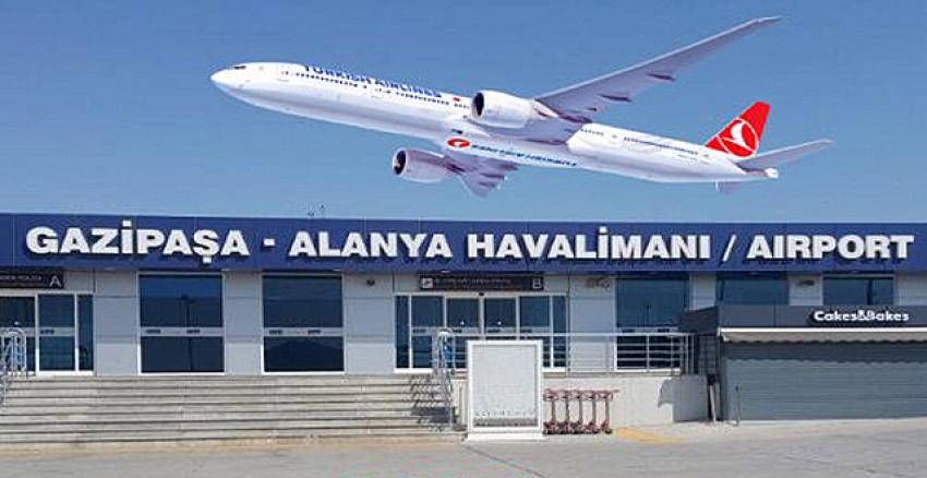 Gazipaşa Alanya Havalimanı yolcu ve uçuş trafiğinde büyük düşüş!