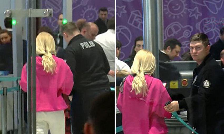 Aleyna Tilki İstanbul Havalimanı'nda olay çıkardı!