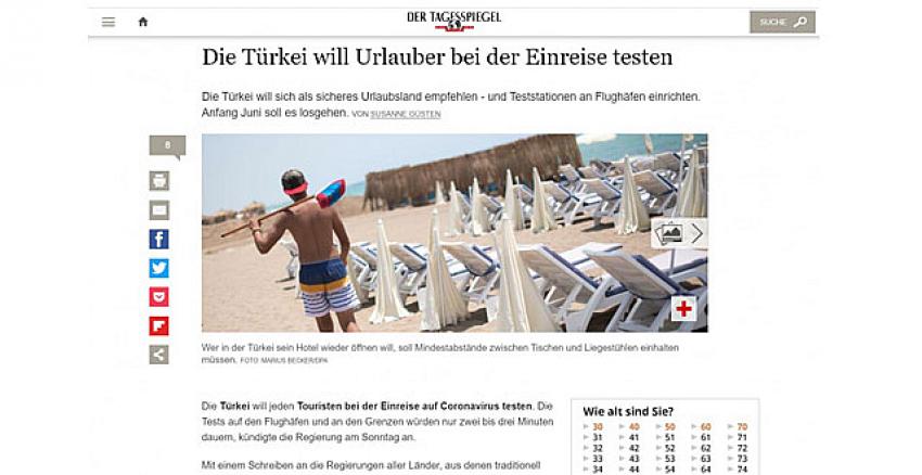 Alman gazete yazdı! Dünya turizminde ilk kez Türkiye'de uygulanıyor