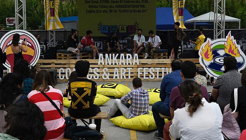 Ankara Comics & Art Festival'e sanatseverlerden yoğun ilgi