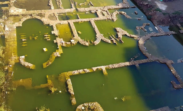 Antik Roma dönemine ait hamam sulara gömüldü