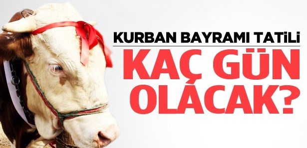 Bakan Avcı Kurban Bayramı tatilini açıkladı