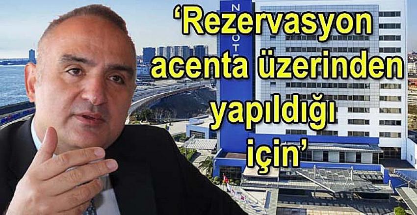 Bakar Ersoy'dan sağlık çalışanlarını kovan Novotel ile ilgili açıklama