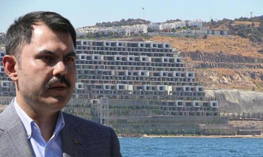 Bakan Kurum açıkladı! Bodrum'da 1611 konut ve 4 otelin inşaatı durduruldu