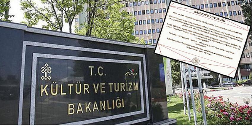 Bakanlıktan müze giriş ücretlerine ilişkin açıklama