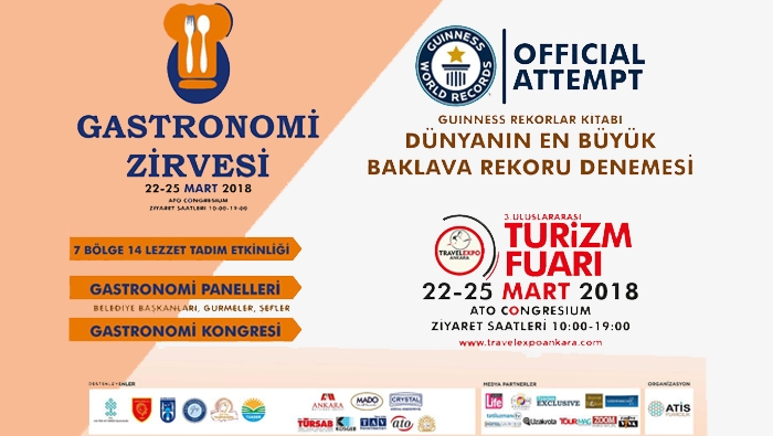 Baklava Gastoronomi Zirvesiʹnde taçlanacak
