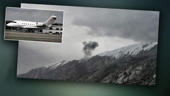 Başaran Holdingʹe ait jet İran’da düştü !