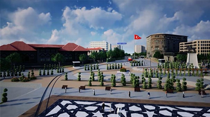 Başkan Tuna canlı yayında açıkladı! İşte Yeni Ulus Meydanı