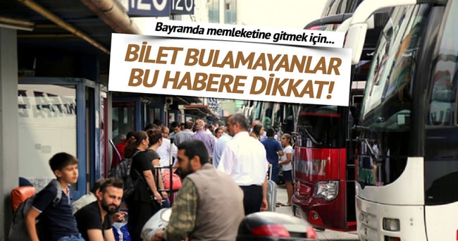 Bayram için ek sefer açıklaması