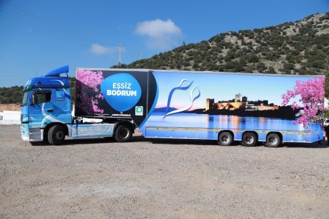 Bodrum tanıtım tırı Eskişehirʹde