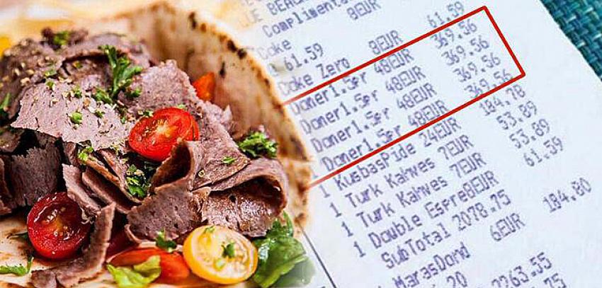 Lahamacundu şezlongdu derken Bodrum şimdi de döner fiyatıyla gündemde!