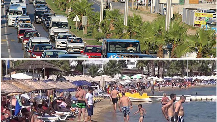 Tatilciler Bodrum'a akın etti, oteller 'boş' kaldı