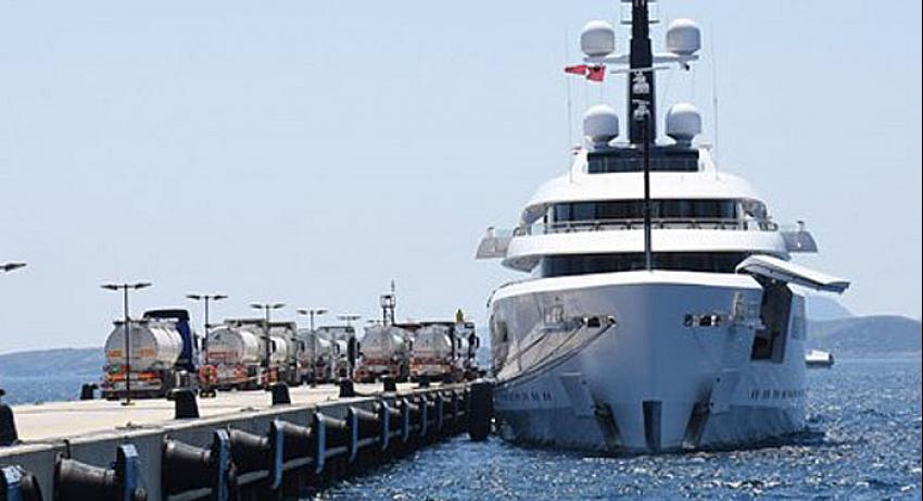 Milyon dolarlık yatların ucuz yakıt için tercihi Bodrum!