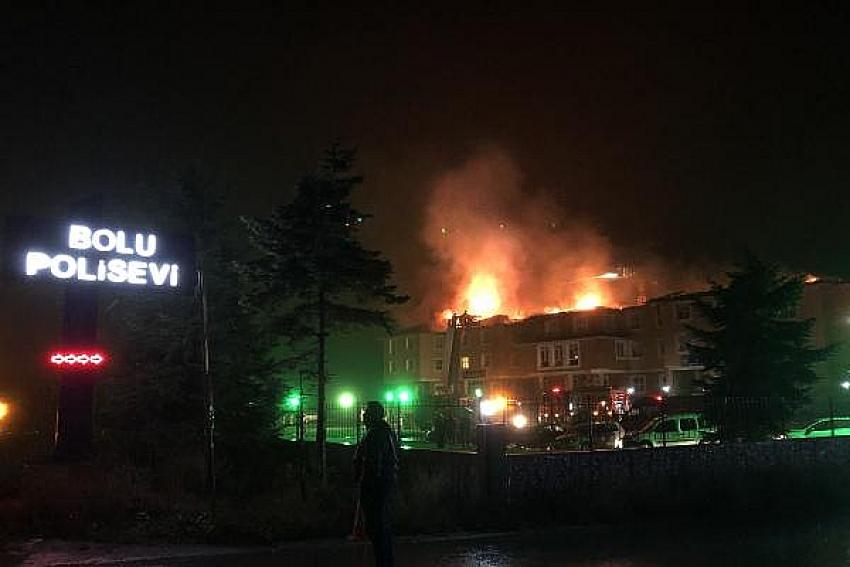 bolu polisevi nde yangin turizm haber merkezi