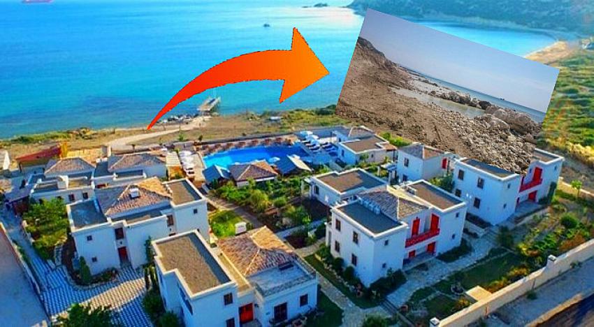 Bozcaada Bertiz Otel'den tepki çeken izinsiz çalışma