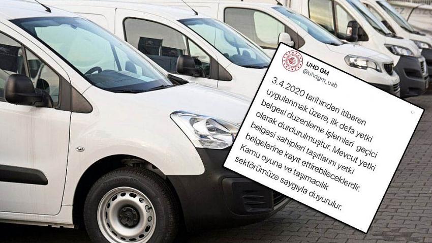 Ulaştırma Bakanlığı taşımacılık sektörüne getirdiği yasakta geri adım attı!