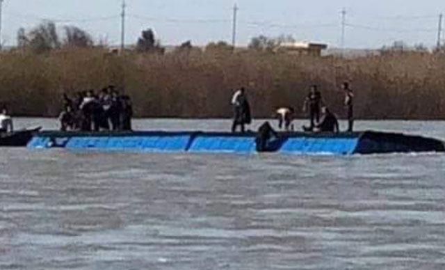 Dicle Nehriʹnde facia! Feribot battı en az 45 ölü var