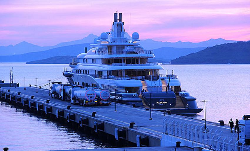 Dubai şeyhinin ultra lüks yatı Bodrum'da