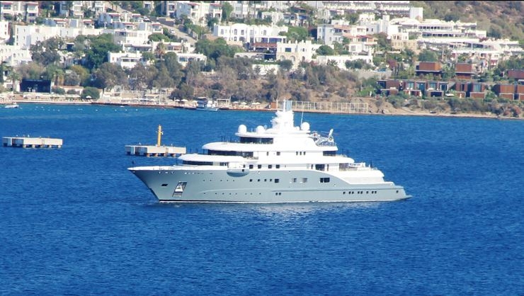 Dünyanın en pahalısı Bodrum limanına sığmadı