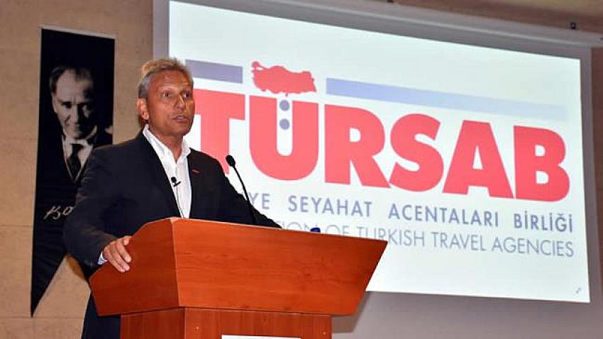 TÜRSAB Başkanı Bağlıkaya: ''50 milyon turist hedefi şu an zor''