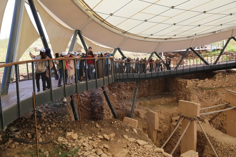 Göbeklitepeʹde Cumhurbaşkanı Erdoğanʹlı açılış