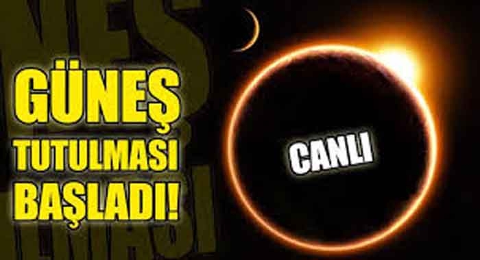 Güneş tutulmasını THM farkıyla CANLI İZLEYİN