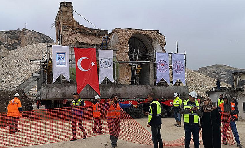 Hasankeyf'teki son eser! Er-Rızk Camisi yeni yerine taşınıyor