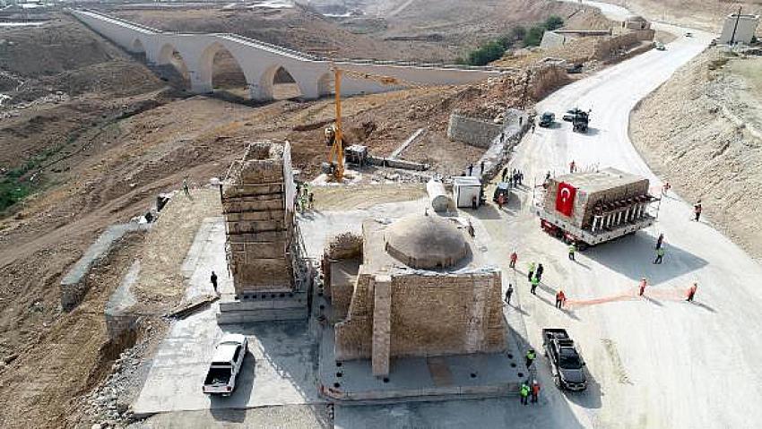 Hasankeyf'teki son eser de taşınıyor