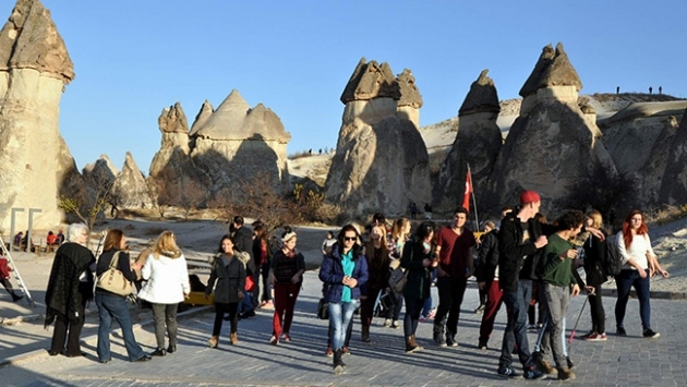 Haziranʹda Kapadokyaʹyı 220 Bin 972 Turist Ziyaret Etti