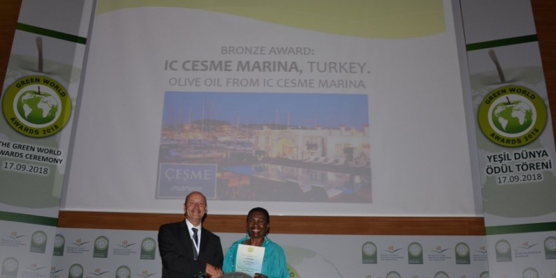 IC Çeşme Marina Yeşil Dünya 2018 ödülünün sahibi oldu