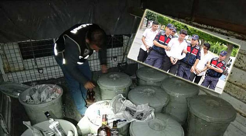 İçkileri çöpe atarak çalan otel çalışanlarına suçüstü!