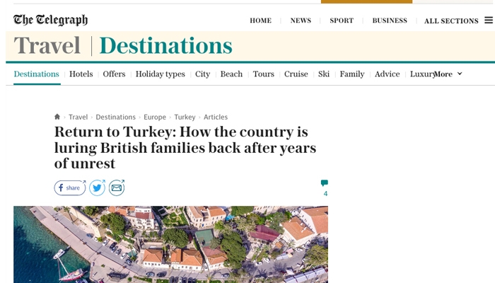 İngiliz The Sunday Telegraph Gazetesi yazarından Türkiye övgüsü