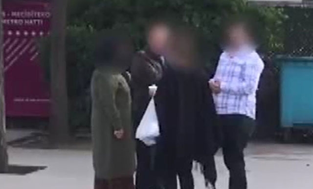 İstanbulʹda turistleri dolandıran İranlı tırnakçılar kameralara yansıdı