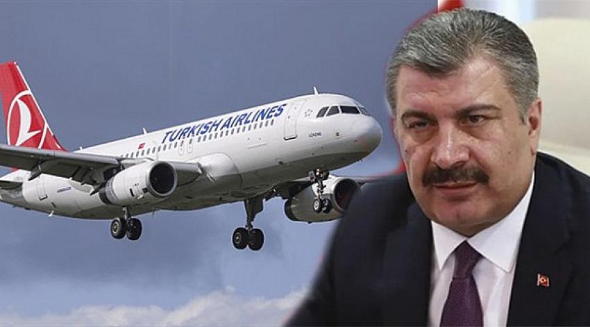 İstanbul'dan kalkan uçakta koronavirüs tespit edildi! Bakan'dan açıklama
