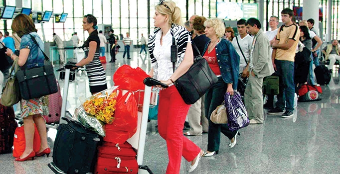 İşte ilk 7 ayda Türkiyeʹye gelen turist sayısı!