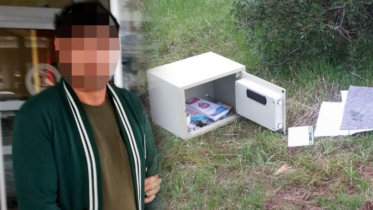 İşten çıkarıldığı otelin kasasını çaldı