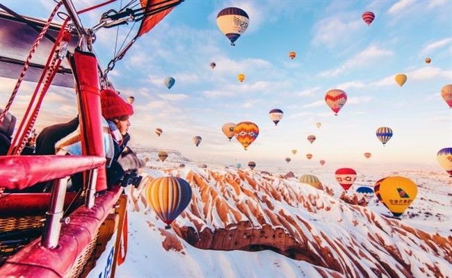 Kapadokya bölgesi balon uçuşunda dünya lideri