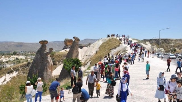 Kapadokya turist sayısında son üç yılın zirvesinde